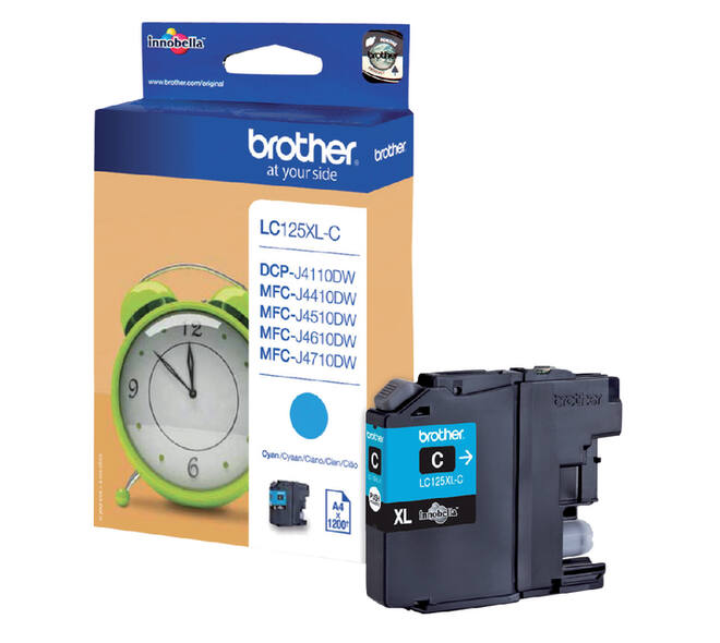 Inktcartridge Brother LC-125XLC blauw