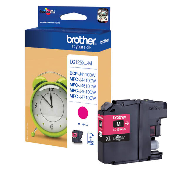 Inktcartridge Brother LC-125XLM rood