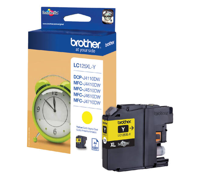 Inktcartridge Brother LC-125XLY geel