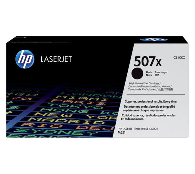 Tonercartridge HP CE400X 507X zwart
