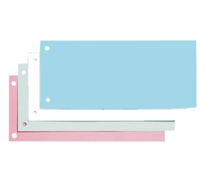 Scheidingsstrook Oxford smal 240x105mm 190gr blauw 100 stuks