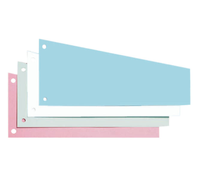 Scheidingsstrook Oxford trapezium 240x105/55mm 190gr blauw 100 stuks