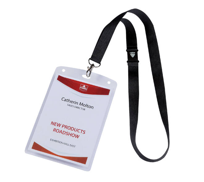 Badge Avery 4834 A6 hoes + insteekkaarten 10 stuks