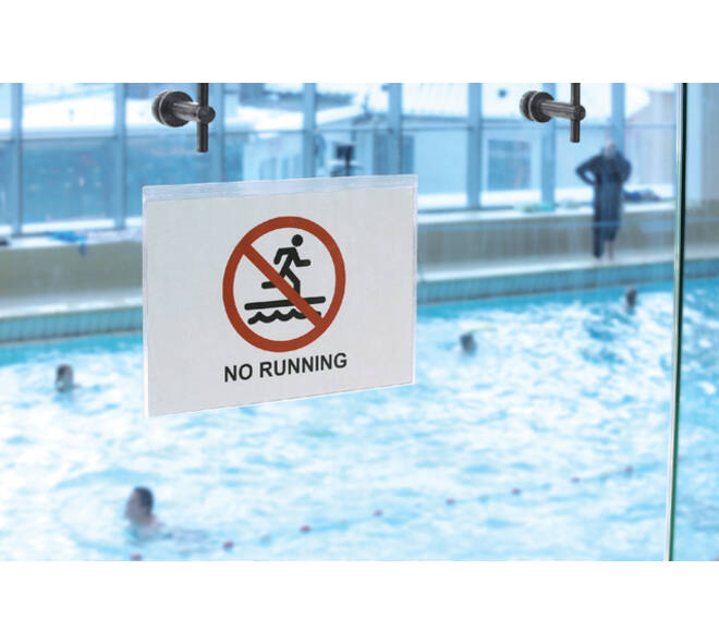 Presenteerhoes Djois Signage A4 PP zelfklevend 10 stuks