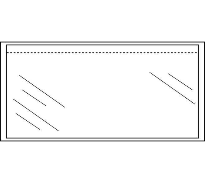 Paklijstenvelop CleverPack zelfklevend onbedrukt 230x110mm pak à 100st