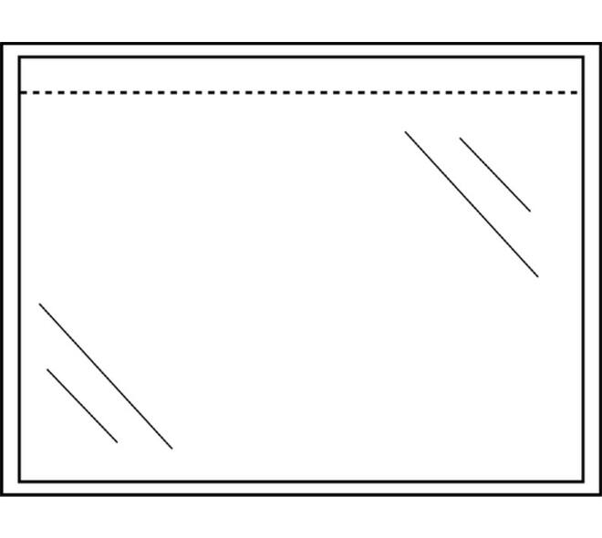 Paklijstenvelop Quantore zelfklevend onbedrukt 162x122mm 1000 stuks