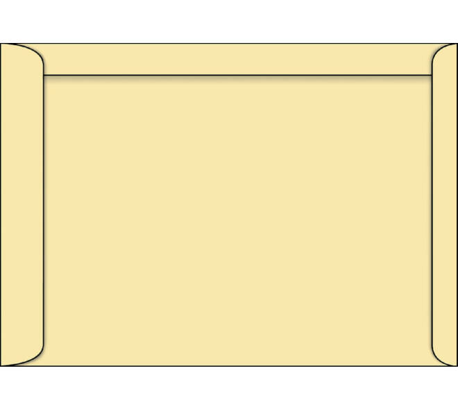 Envelop Quantore akte EB4 262x371mm cremekraft 250 stuks