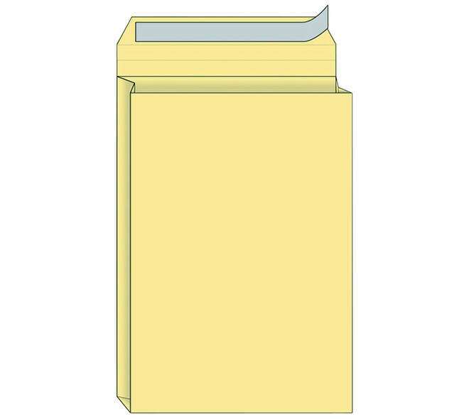 Envelop Quantore monsterzak 262x371x38mm zelfklevend creme 125 stuks