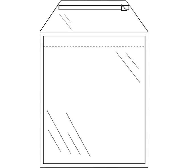 Envelop CleverPack akte B4 245x350mm zelfklevend transparant 50 stuks