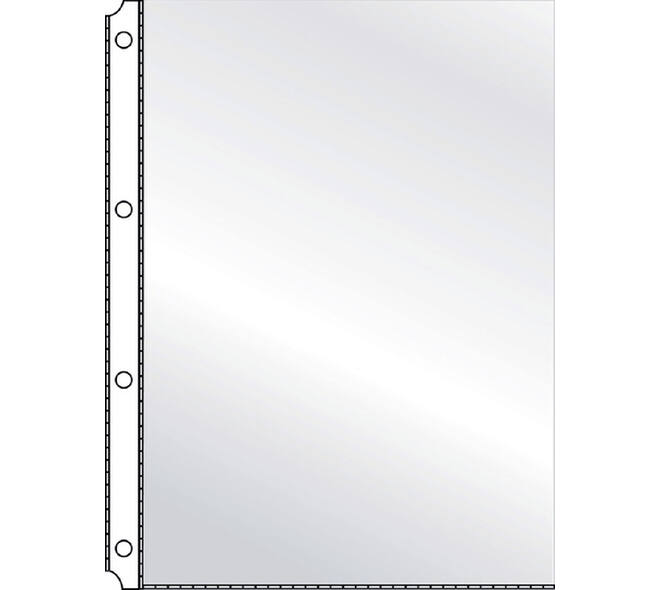 Showtas Quantore A4 4-gaats PP 0.08mm glad 100 stuks