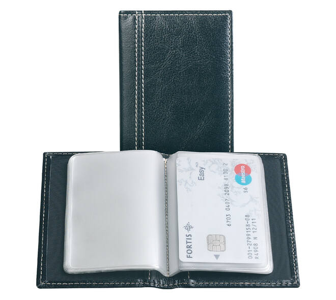 Creditkaart etui Palermo 40stuks zwart