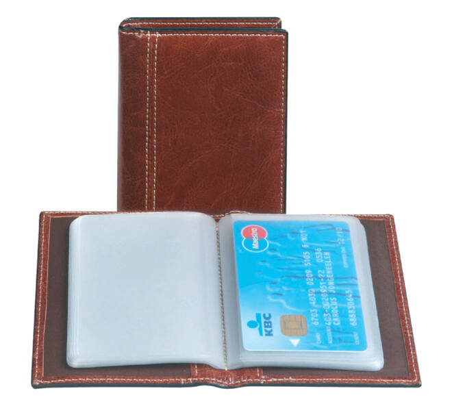 Creditkaart etui Palermo 40stuks bruin