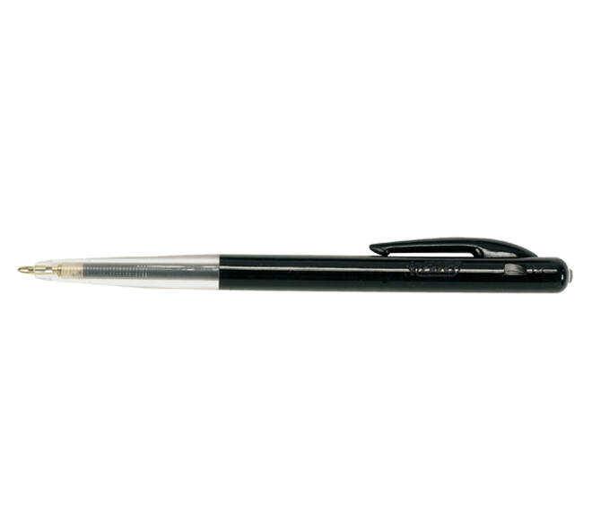 Balpen Bic M10 medium zwart met EAN