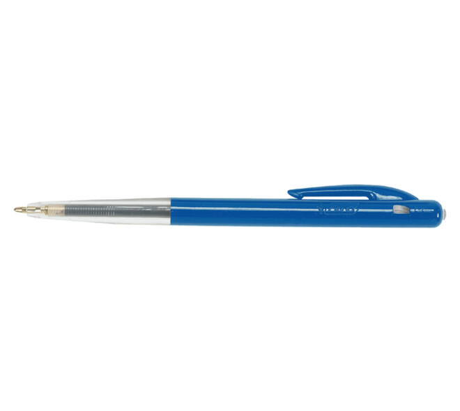 Balpen Bic M10 ean per stuk medium blauw