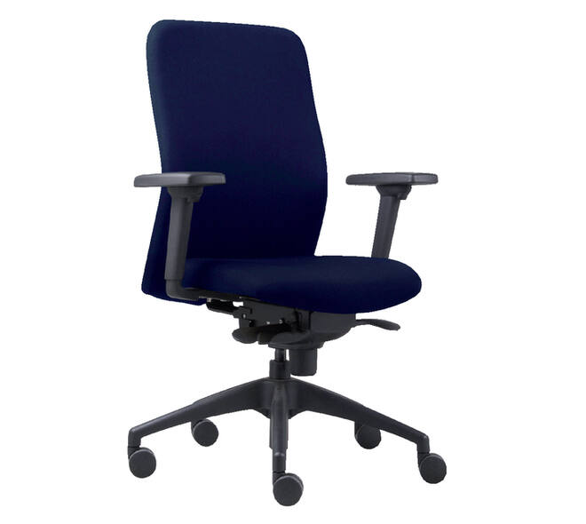 Bureaustoel Euroseats Vigo blauw