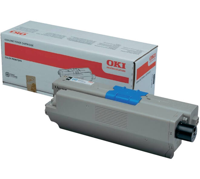 Toner Oki 44973536 zwart