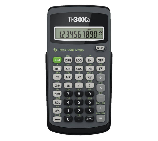 Rekenmachine TI-30XA