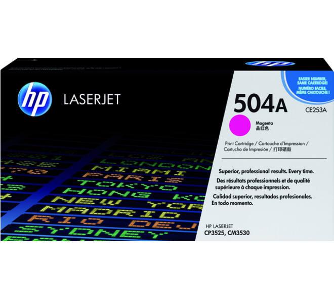 Tonercartridge HP CE253A 504A rood