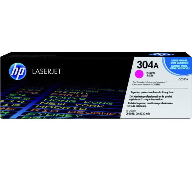 Tonercartridge HP CC533A 304A rood