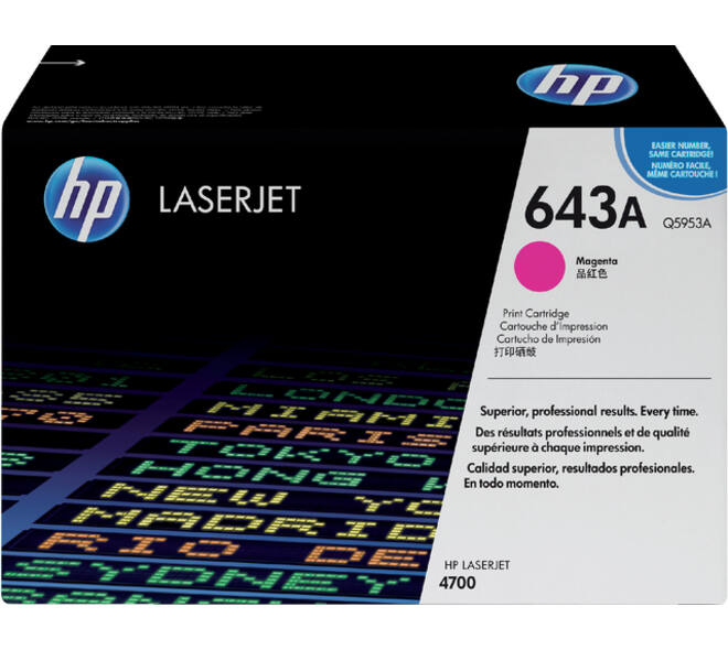 Tonercartridge HP Q5953A 643A rood