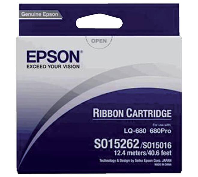 Lint Epson S015262 voor LQ-670 nylon zwart