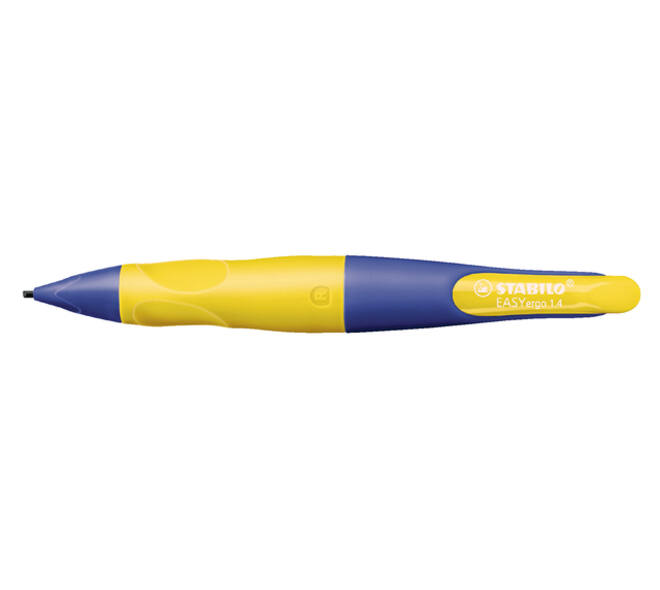 Vulpotlood STABILO Easyergo HB 1.4mm rechts  paars/neon gl blister
