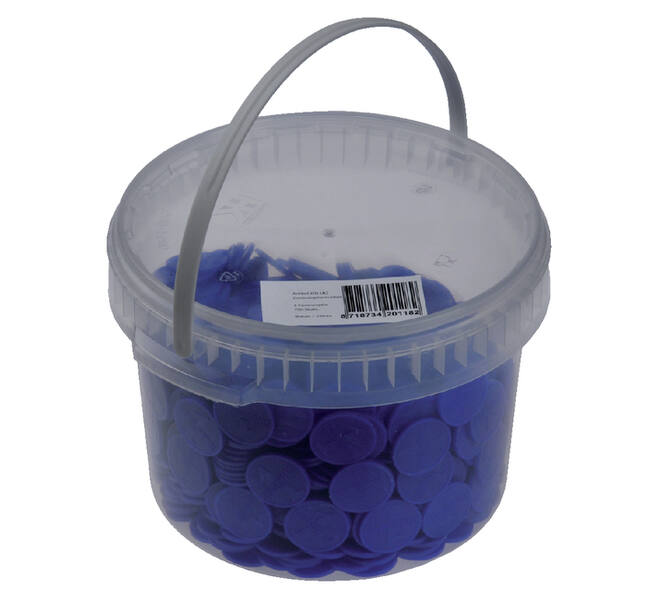Consumptiemunt Combicraft blauw 750 stuks