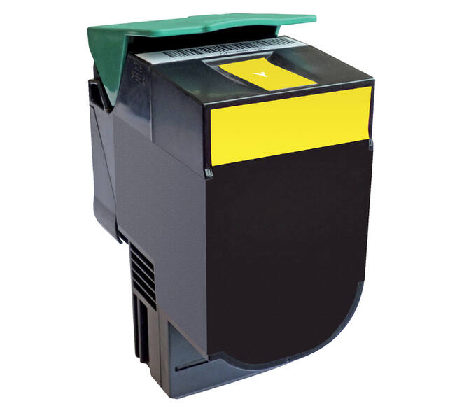 Tonercartridge Quantore alternatief tbv Lexmark C540H1YG geel