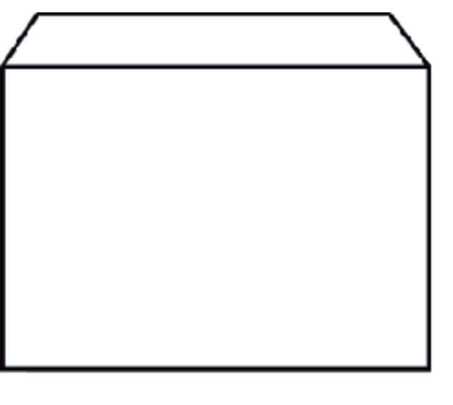 Envelop Quantore bank C6 114x162mm wit 25 stuks