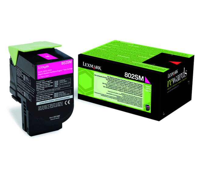 Tonercartridge Lexmark 80C2SM0 prebate rood