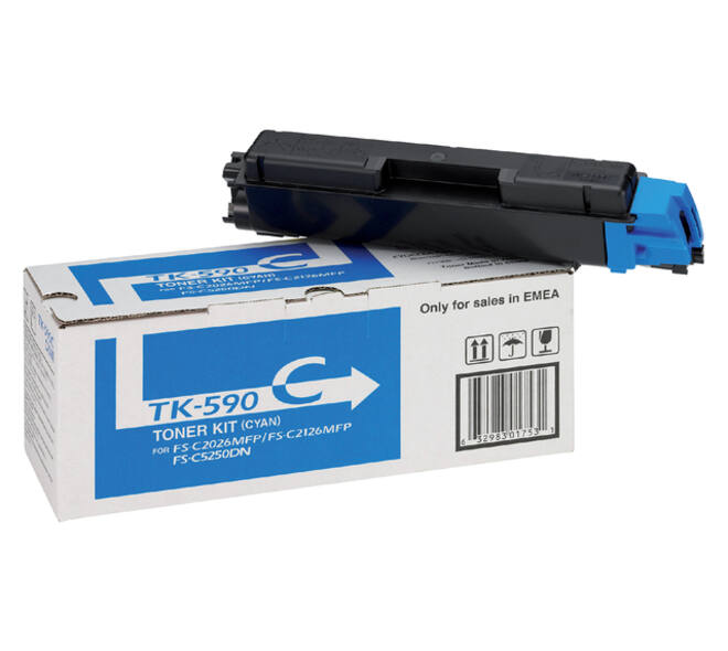 Toner Kyocera TK-590C blauw