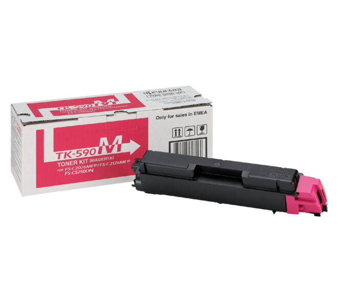 Toner Kyocera TK-590M rood
