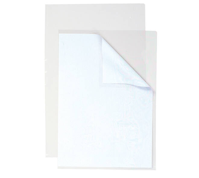 Insteekmap L-model Qbasic A4 PP 0.09mm nerf 100 stuks