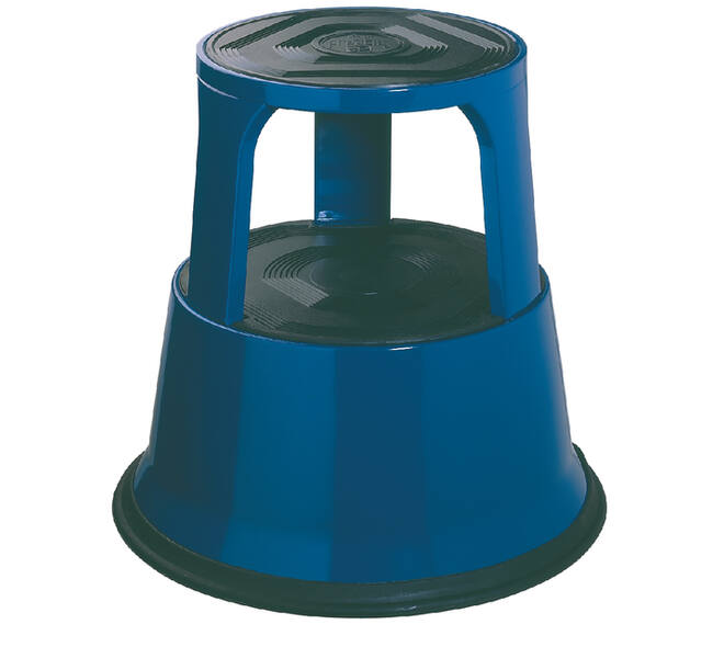 Opstapkruk Desq 420mm metaal blauw