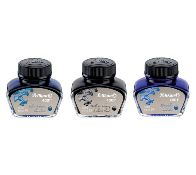 Vulpeninkt Pelikan 4001 30ml briljant zwart