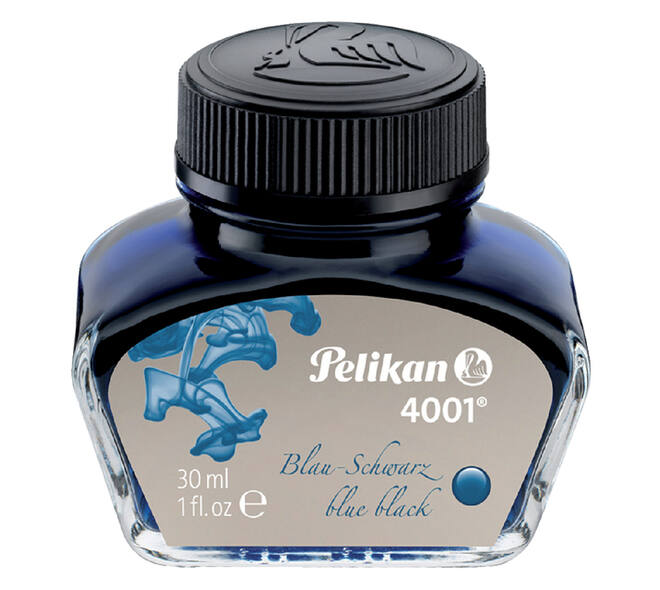Vulpeninkt Pelikan 4001 30ml blauw/zwart