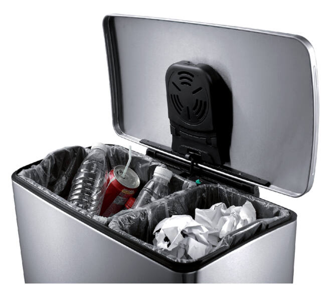 Pedaalemmer EKO E-Cube 18+28 liter rvs