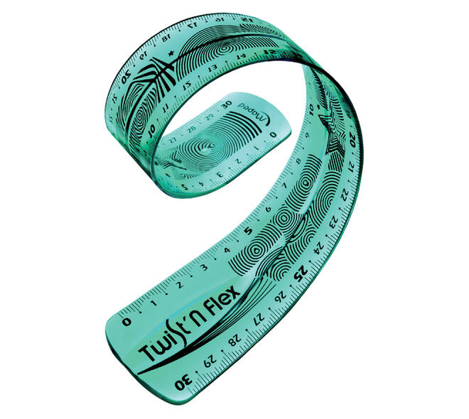 Liniaal Maped Twist 'n Flex 30cm assorti