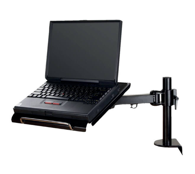 Laptoparm Neomounts D100 met klem zwart