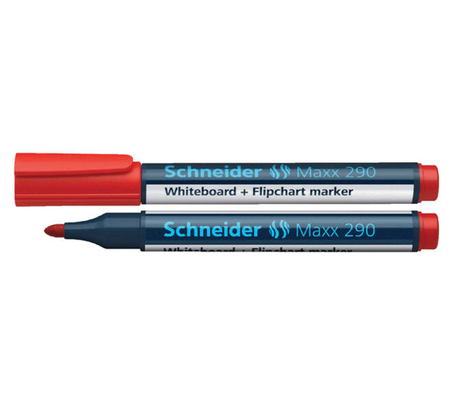 Whiteboardmarker Schneider Maxx 290 rond 2-3mm rood