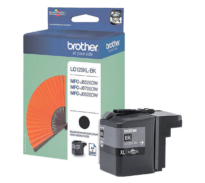 Inktcartridge Brother LC-129XLBK zwart