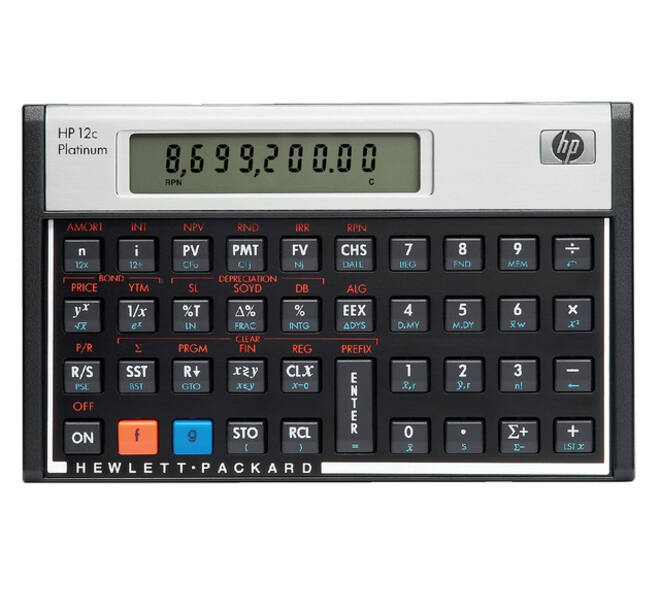 Rekenmachine HP 12C Platinum