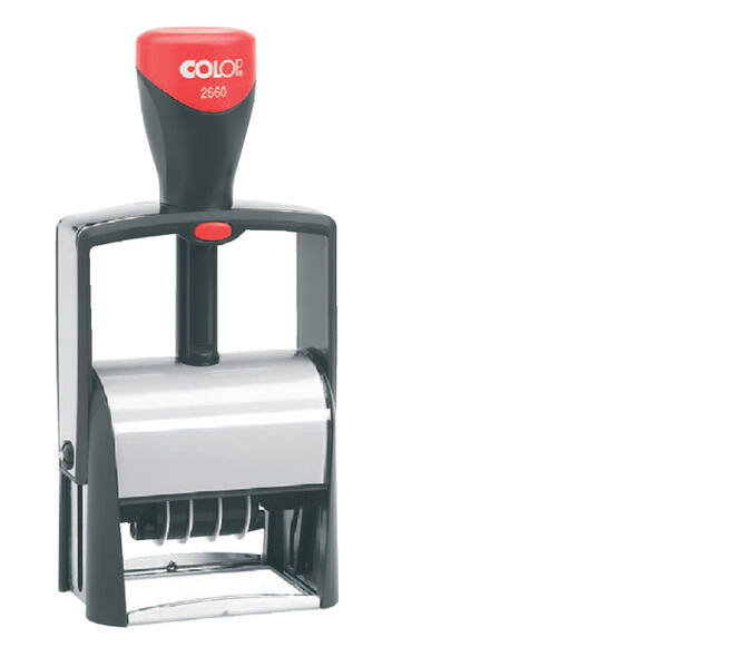 Woord-datumstempel Colop Heavy Duty 2660 Classic Line personaliseerbaar