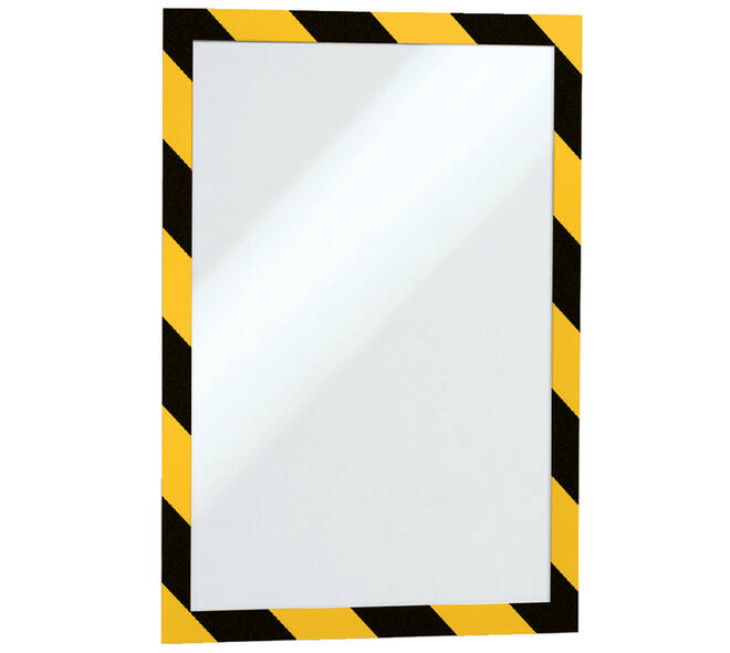 Duraframe Durable 4945130 security A4 magneet geel/zwart 5 stuks