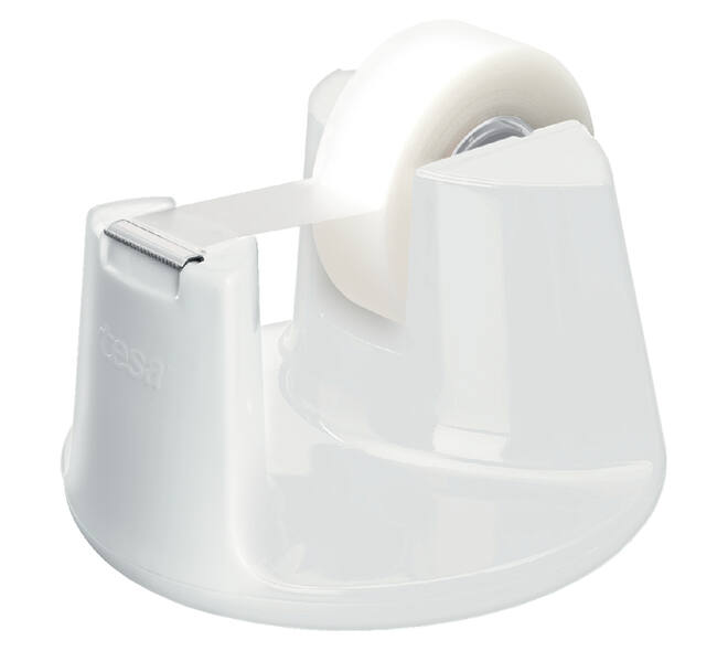 Plakbandhouder Tesa Compact wit met 1rol tape 19mmx33m