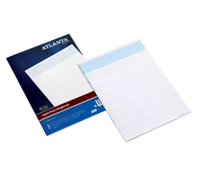 Opzichtersdagboek Djois Atlanta 294x207mm 20vel wit