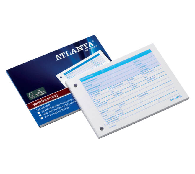 Verlofaanvraag Djois Atlanta A6 105x148mm 50vel