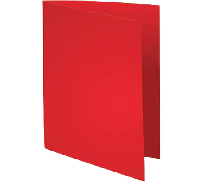 Vouwmap Exacompta Forever A4 170gr rood 100 stuks
