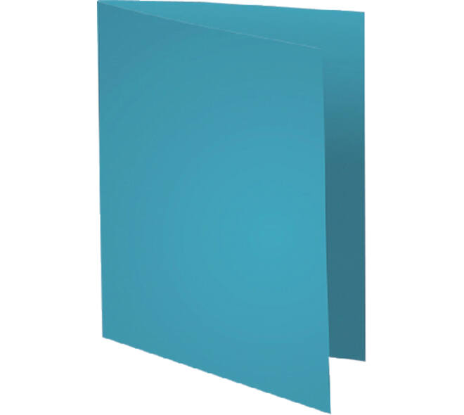 Vouwmap Exacompta Forever A4 170gr lichtblauw 100 stuks