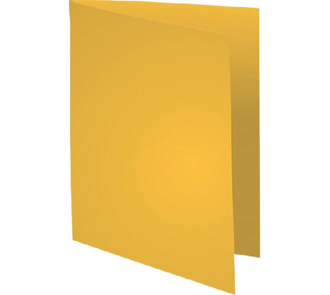 Vouwmap Exacompta Forever A4 170gr kanariegeel 100 stuks